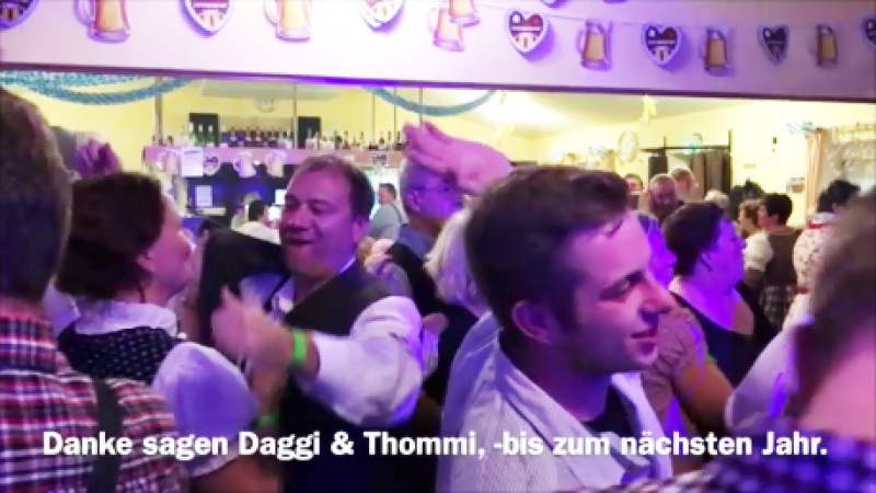 Oktoberfest in Krefeld (NRW) mit dem Show Duo Daggi & Thommi